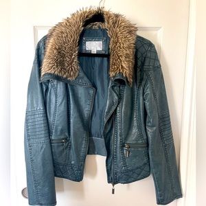 Xhilaration faux leather jacket